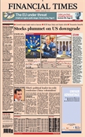 The Financial Times European edition